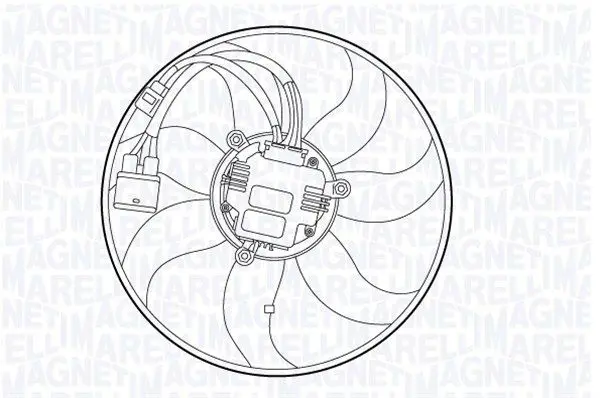 Handler.Part Fan, radiator Magneti Marelli 069422557010 1