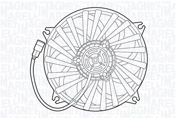 Handler.Part Fan, radiator Magneti Marelli 069422560010 1