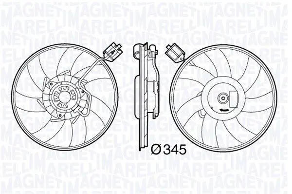 Handler.Part Fan, radiator Magneti Marelli 069422586010 1