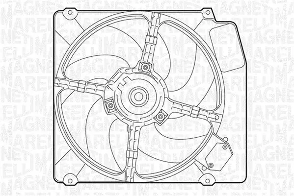 Handler.Part Fan, radiator Magneti Marelli 069402251010 1