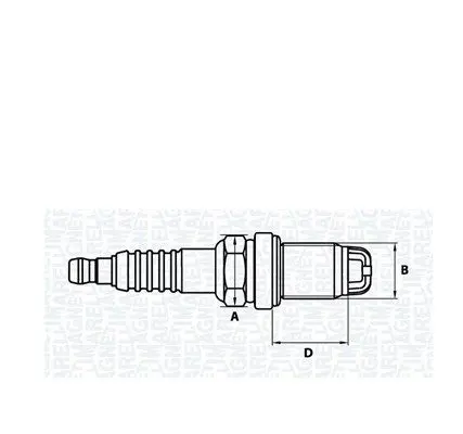 Handler.Part Spark plug Magneti Marelli 062000783304 1