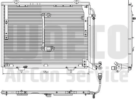 Handler.Part Condenser, air conditioning WAECO 8880400005 2