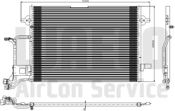 Handler.Part Condenser, air conditioning WAECO 8880400057 2