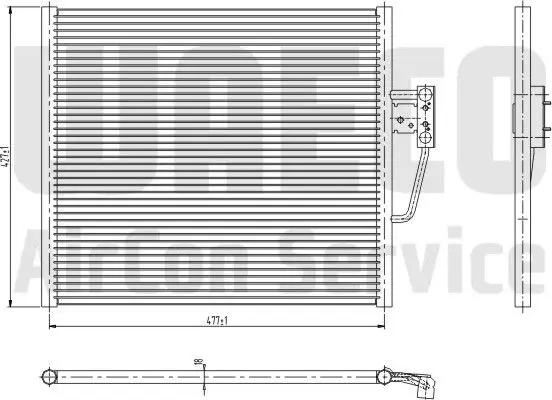 Handler.Part Condenser, air conditioning WAECO 8880400062 2