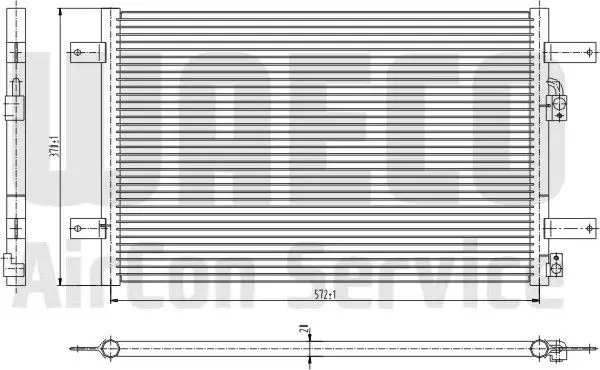 Handler.Part Condenser, air conditioning WAECO 8880400103 2