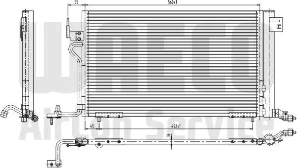 Handler.Part Condenser, air conditioning WAECO 8880400146 2