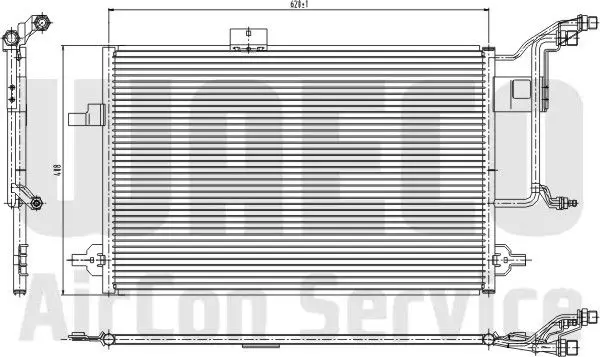 Handler.Part Condenser, air conditioning WAECO 8880400154 2