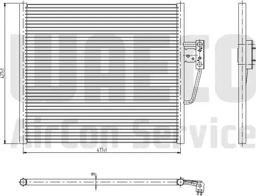 Handler.Part Condenser, air conditioning WAECO 8880400187 2