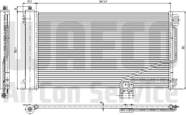 Handler.Part Condenser, air conditioning WAECO 8880400202 2