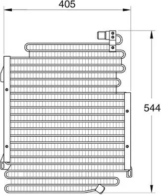 Handler.Part Condenser, air conditioning WAECO 8880400018 2