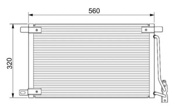 Handler.Part Condenser, air conditioning WAECO 8880400182 2