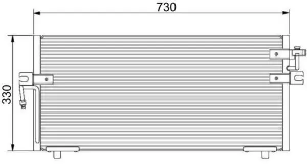 Handler.Part Condenser, air conditioning WAECO 8880400183 2