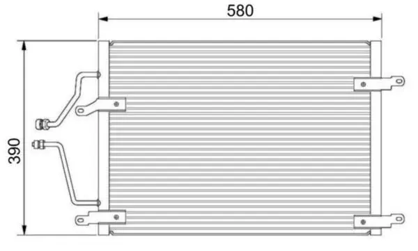 Handler.Part Condenser, air conditioning WAECO 8880400184 2