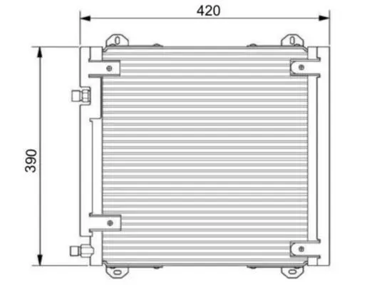 Handler.Part Condenser, air conditioning WAECO 8880400188 1