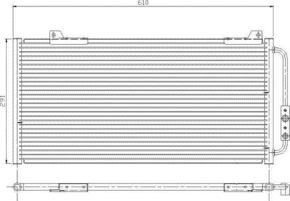 Handler.Part Condenser, air conditioning WAECO 8880400271 2