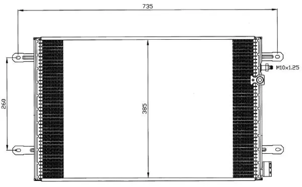 Handler.Part Condenser, air conditioning WAECO 8880400320 2