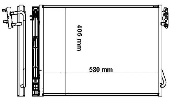 Handler.Part Condenser, air conditioning WAECO 8880400323 2