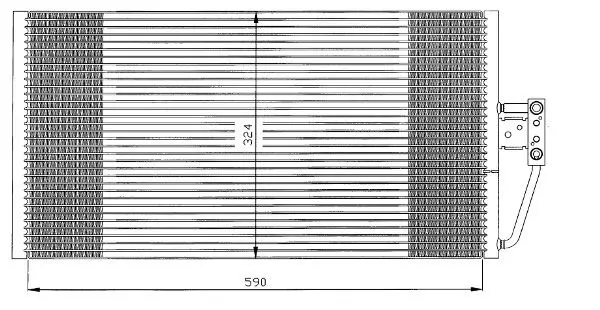 Handler.Part Condenser, air conditioning WAECO 8880400326 2