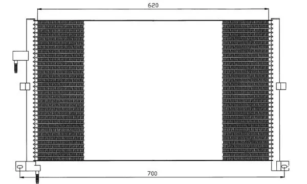 Handler.Part Condenser, air conditioning WAECO 8880400340 2