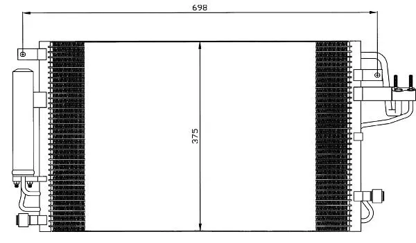 Handler.Part Condenser, air conditioning WAECO 8880400344 1