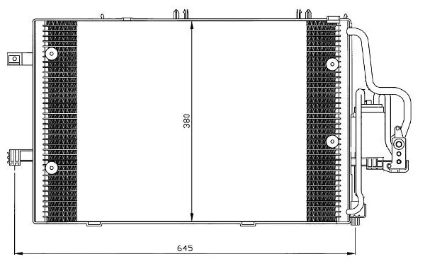 Handler.Part Condenser, air conditioning WAECO 8880400360 2