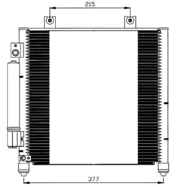 Handler.Part Condenser, air conditioning WAECO 8880400362 2