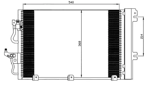 Handler.Part Condenser, air conditioning WAECO 8880400363 2