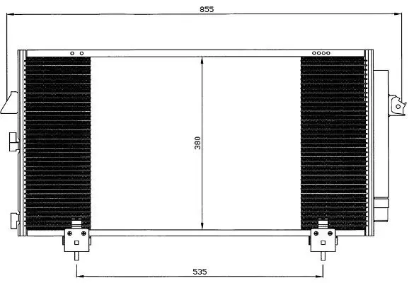 Handler.Part Condenser, air conditioning WAECO 8880400375 2