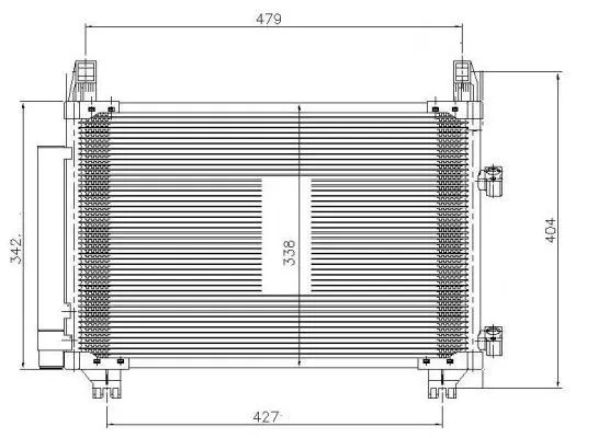 Handler.Part Condenser, air conditioning WAECO 8880400381 2