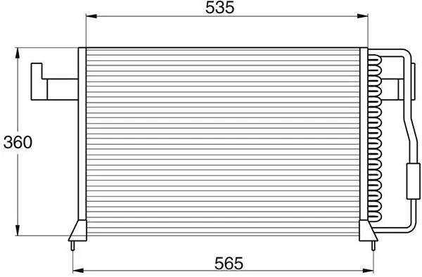 Handler.Part Condenser, air conditioning WAECO 8880400066 2