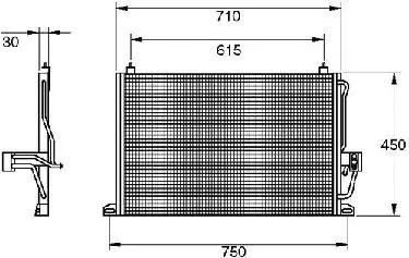 Handler.Part Condenser, air conditioning WAECO 022419OR 2