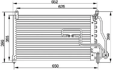 Handler.Part Condenser, air conditioning WAECO 8880400122 2