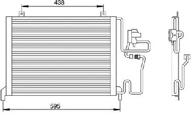 Handler.Part Condenser, air conditioning WAECO 8880400094 2