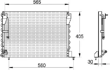 Handler.Part Condenser, air conditioning WAECO 8880400041 2