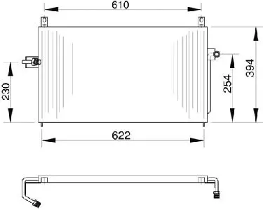 Handler.Part Condenser, air conditioning WAECO 8880400052 2