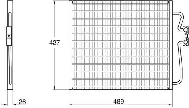 Handler.Part Condenser, air conditioning WAECO 8880400060 2