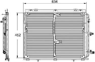 Handler.Part Condenser, air conditioning WAECO 8880400079 2