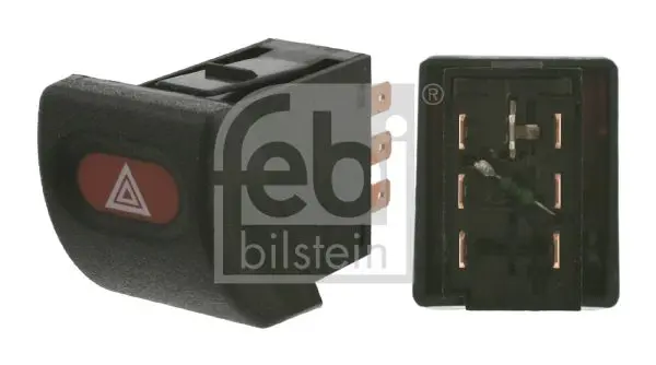 Handler.Part Hazard light switch Febi 01565 1