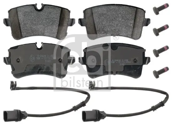 Handler.Part Brake pad set, disc brake Febi 116017 1