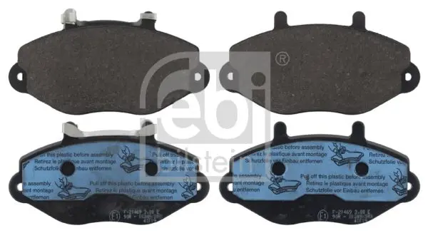 Handler.Part Brake pad set, disc brake Febi 116070 1