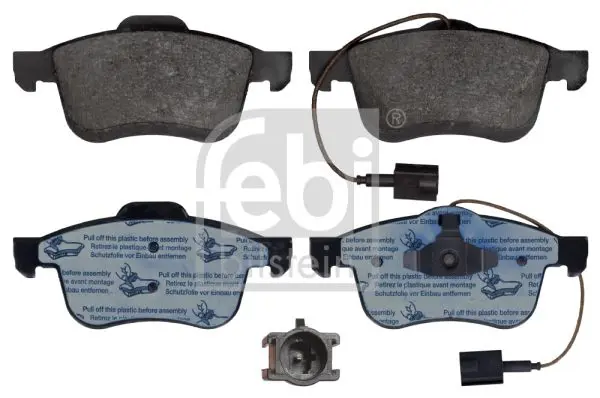 Handler.Part Brake pad set, disc brake Febi 116104 1