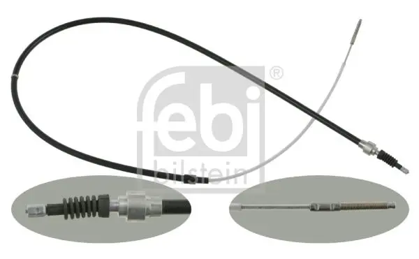 Handler.Part Cable, parking brake Febi 14234 1