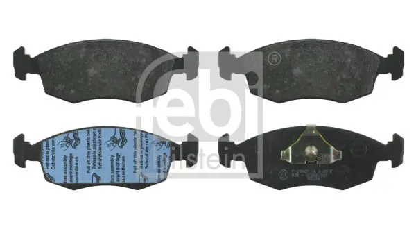 Handler.Part Brake pad set, disc brake Febi 16021 1