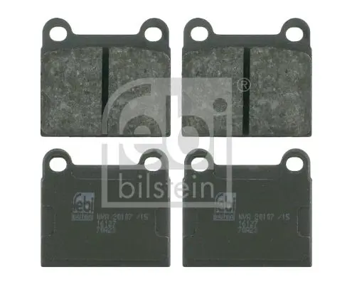 Handler.Part Brake pad set, disc brake Febi 16127 1