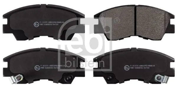 Handler.Part Brake pad set, disc brake Febi 16128 1