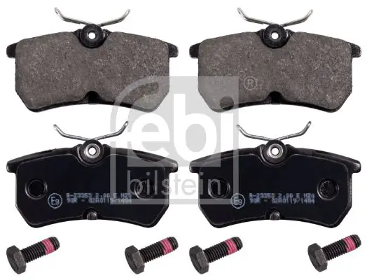 Handler.Part Brake pad set, disc brake Febi 16167 1