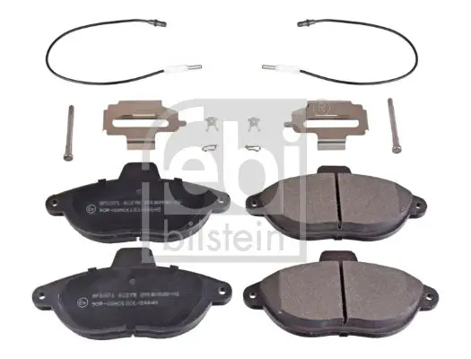 Handler.Part Brake pad set, disc brake Febi 16225 1