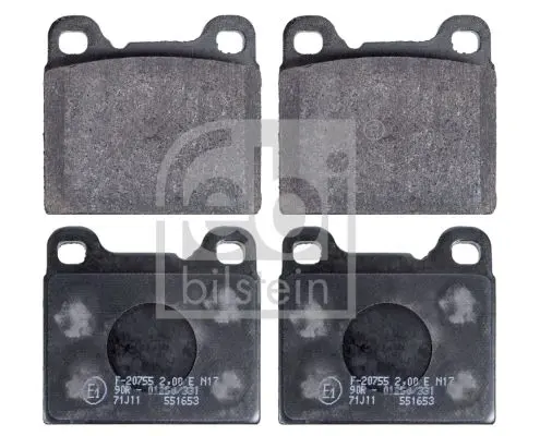 Handler.Part Brake pad set, disc brake Febi 16230 1