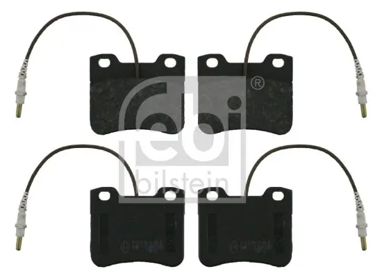 Handler.Part Brake pad set, disc brake Febi 16243 1