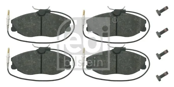 Handler.Part Brake pad set, disc brake Febi 16257 1